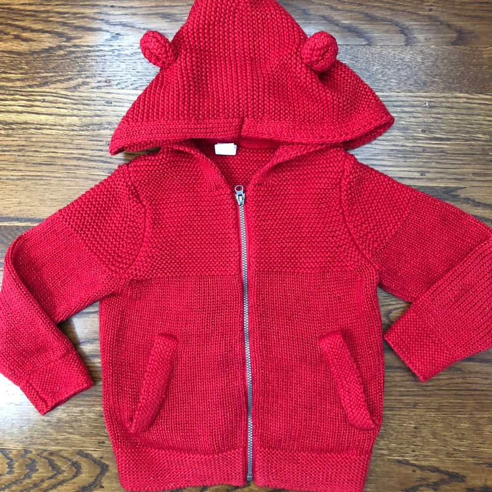 Gap hooded zip sweater